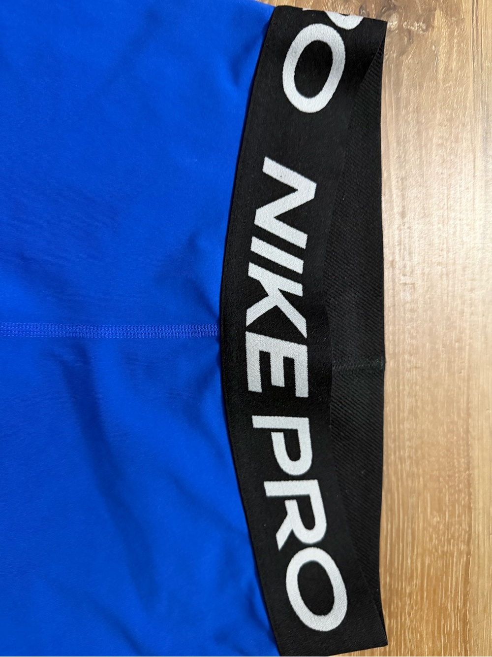 Nike Pro Royal Blue Women's Dri-fit Shorts with Black Waistband size Small - Picture 3 of 7